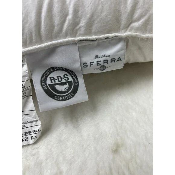 Sferra Down Cardigan (1) Standard Down Pillow Soft Density - Picture 9 of 11